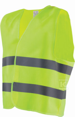 Kamizelka ostrzegawcza SHINE żółty XL - S091042082