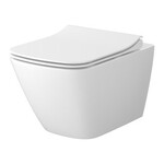 Zestaw C200 miska zawieszana CITY  PRO OVAL  VORTEX , deska City Square  slim duroplastowa wolnoopadająca z łatwym wypinaniem