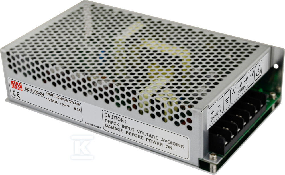 Przetwornica DC/DC SD 24V/150W/6.3A - SD-150C-24