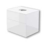 Тумба під умивальник Prizma, з стільницею, 600x470x520 mm, білий блиск