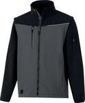 Softshell 2 w 1 - softshell 96% elastan z recyklingu 4% poliester z recyklingu 2 warstwy laminowane Szaro-czarny XXL