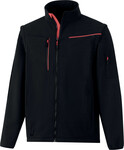 Softshell 2 w 1 - softshell 96% elastan z recyklingu 4% poliester z recyklingu 2 warstwy laminowane Czarno-czerwony XXL