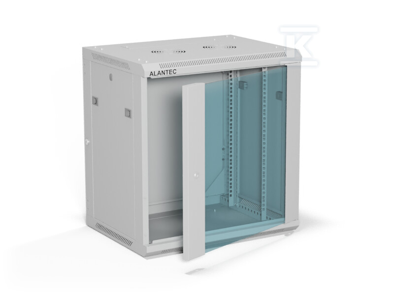Szafa wisząca 19" 12U 600x450, (opcja - SW-12U-600-450-01-SF