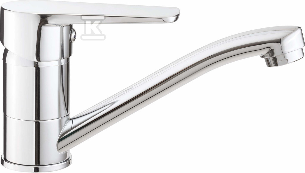 Tubo washbasin tap with swivel spout, - BUT_026M