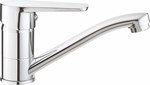 Tubo washbasin tap with swivel spout, chrome