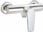 Tubo wall-mounted shower faucet, chrome