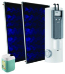 Zestaw solarny Inisol Uno SLIM 2K-4/BSL200 ze wsparciem hydraulicznym na dach płaski/taras
