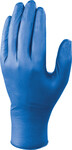 Одноразові нітрилові рукавички, без пудри, упаковка 100 синіх 7