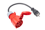 Adapter gniazd trójfazowych 16 A do PAT (4P)