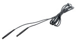 Przewód 4,0 m czarny CAT III/1000V CAT IV/600 V (wtyki bananowe)