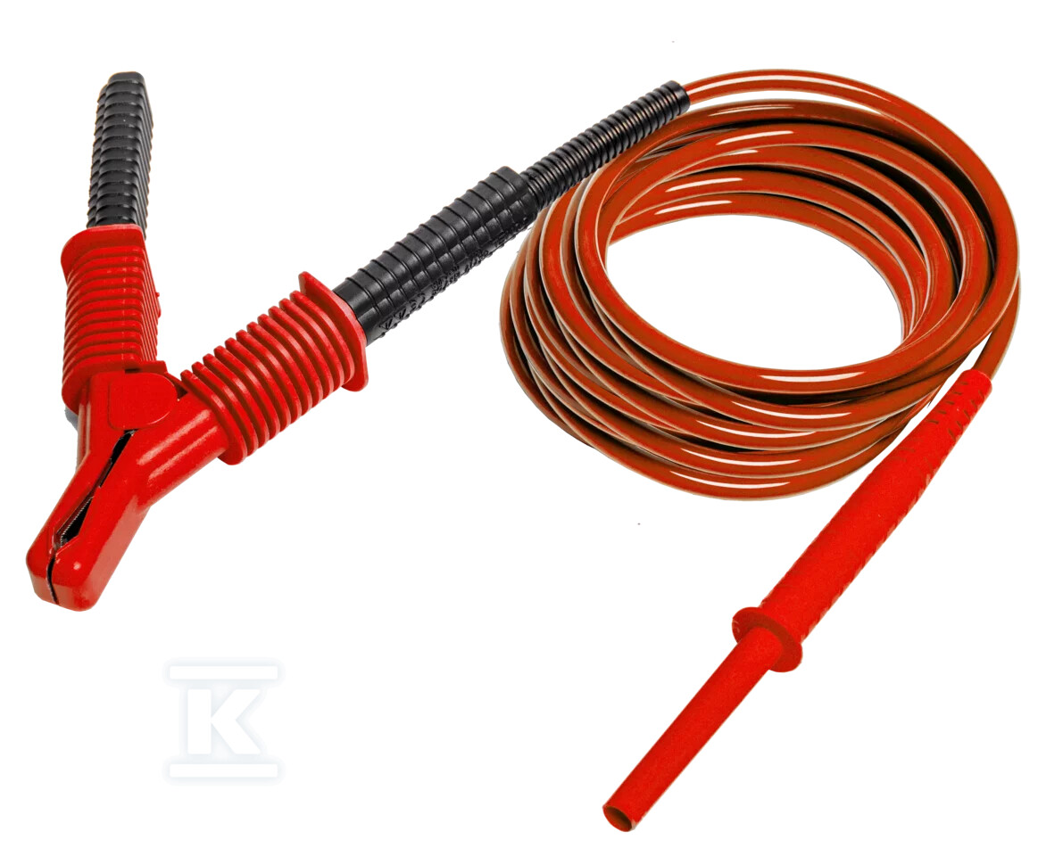 Przewód 5 m czerwony 15 kV, CAT IV 1000 - WAPRZ005REKRO15KV