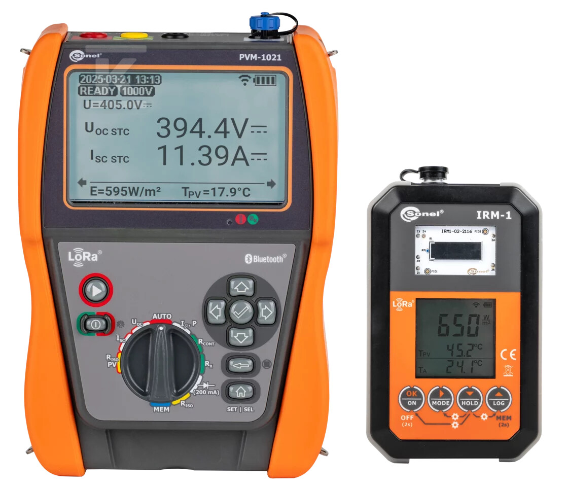 Zestaw mierników do pomiarów instalacji - WMPLPVM1021PRO