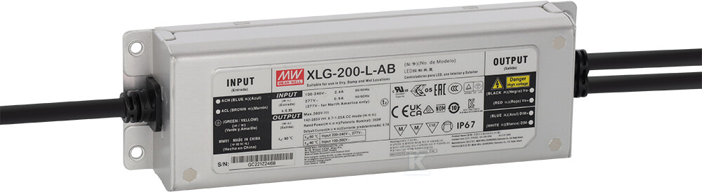 Zasilacz LED XLG - XLG-200-L-AB