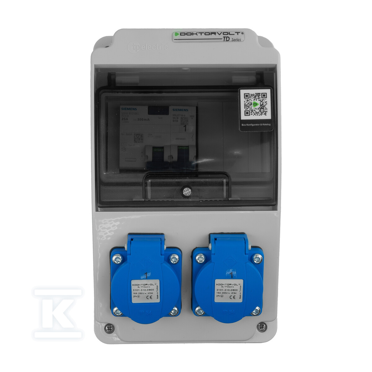 Cuadro de distribución de obra XS-S/FI - DV-5527-D