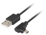 Kabel USB MICRO(m)->USB-A(m) 2.0 1.8M niebieski premium QC 3.0