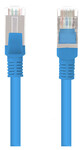 Патчкорд кат. 6 FTP 30м блакитний, протестований Fluke