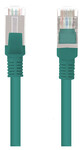 Cabo patch Cat. 6 FTP 30m verde, testado pela Fluke