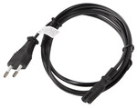 Кабель живлення EURO (радіо) CEE 7/16->IEC 320 C7 3м чорний