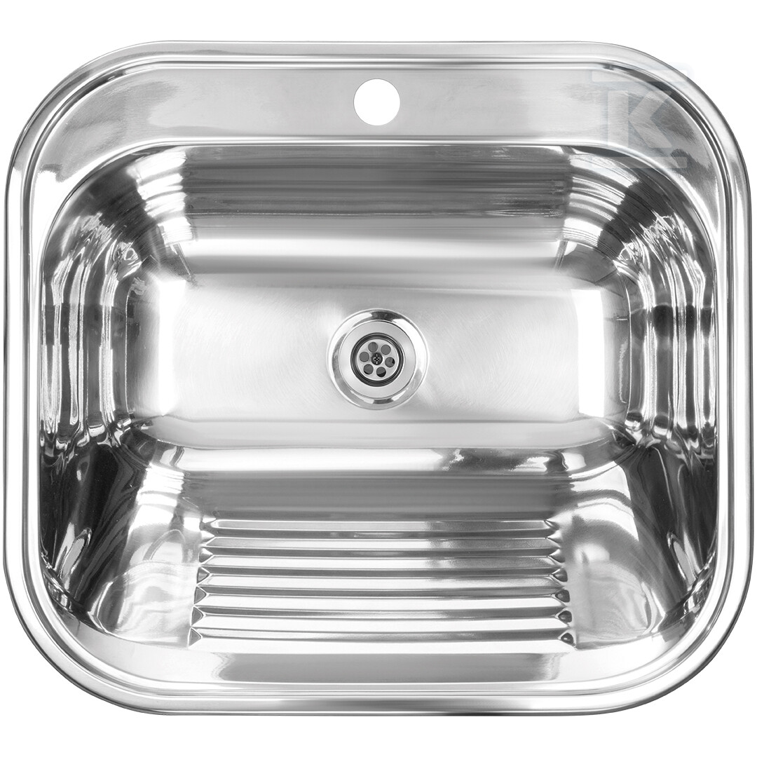 Utility sink CHIOS 55x50cm with siphon SKN_090D - Onninen Wholesale