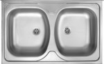 TANGO decor sink 2k b / o 800x500x140, 2 "+ os