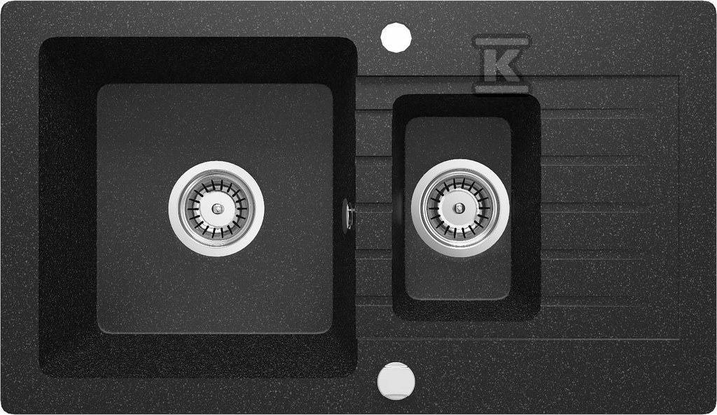 Zlewozmywak granitowy 1.5-komorowy z - ZQZ_2513
