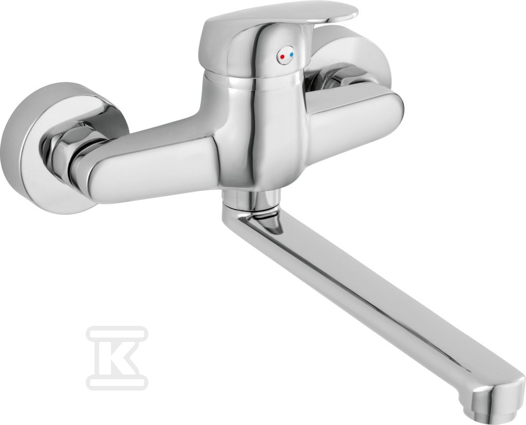 Bateria zlewozmywakowa FERRO ONE ścienna, chrom BFO5