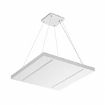 Oprawa podtynkowa, natynkowa, zwieszana LED TERRA 3 Z 595x595mm x2 3000lm 840 21W Biały połysk