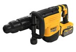 Młot wyburzeniowy SDS-MAX 10kg DEWALT 54V XR FLEXVOLT z akumulatorem 2x 9Ah