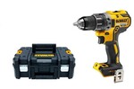 Дриль-шуруповерт DEWALT XR 18V безщітковий, 2-швидкісний, момент 70Nm, без акумулятора та зарядного пристрою, валіза TSTAK DCD791NT-XJ