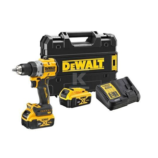 Дриль-шуруповерт DEWALT XR 18V - DCD800P2T-QW