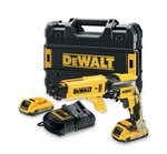 Акумуляторна шуруповерт для гіпсокартону DEWALT XR 18V безщітковий, 435W, 2 акумулятори 5.0Ah, зарядний пристрій, Магазин і кейс TSTAK DCF620P2K-QW