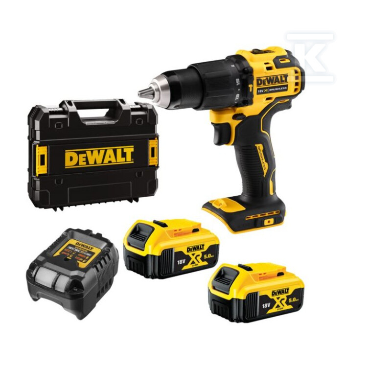 Дриль-шуруповерт ударний DEWALT XR 18V - DCD709P2T-QW