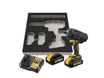 Klucz Udarowy DEWALT XR 18V bezszczotkowy 1/2", moment 1356Nm, 2 akumulatory FLEXVOLT 6.0Ah, ładowarka i kufer TSTAK w kolorze żółtym DCF961H2G-QW