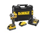 Імпульсний гайковерт DEWALT XR 18V безщітковий 1/2", момент 406Nm, 2 акумулятори 5.0Ah, зарядний пристрій та кейс TSTAK DCF921H2T-QW
