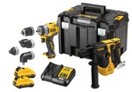 Zestaw Combo 12V XR: wiertarko-wkrętarka DCD701, zakrętarka udarowa DCF801, 2 akumulatory 3.0Ah, ładowarka, kufer TSTAK II DCK2101L2T-QW
