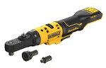 Акумуляторна тріскачка DEWALT XR 12V безщіткова, тримач 1/4" та 3/8", момент 75Nm, без акумулятора та зарядного пристрою DCF500N-XJ