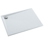 Brodzik kompozytowy Stabilsound Plus® Etrusco Black Stone 70x100x3 cm, prostokątny
