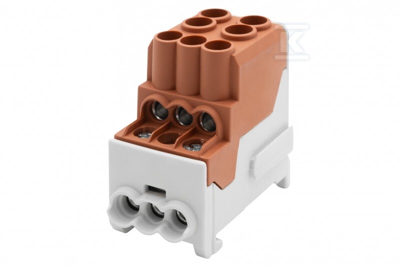 Blok rozdzielczy DBR 100A 2x25 / 6x10 - F2.0548