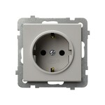 Одинарне гніздо з заземленням Schuko SONATA Кашмір