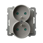 Подвійний розетковий модуль без рамки SONATA КАШМІР