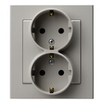 The user now asks to translate: "Gniazdo podwójne z uziemieniem schuko kompletne z ramką SONATA KASZMIR". Need to translate from Polish to Ukrainian, preserving technical terms, brand names, etc. "Gniazdo podwójne z uziemieniem schuko kompletne z ramką SONATA KASZMIR". "Gniazdo podwójne" = double socket. "z uziemieniem" = with grounding. "schuko" is a type of plug/socket, keep as is? Probably keep "schuko". "kompletne z ramką" = complete with frame. "SONATA KASZMIR" brand/model. So translation: 