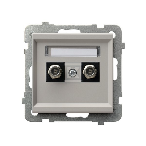 Подвійне антенне гніздо типу F SONATA - GPA-2RF/M/82