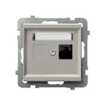 Комп'ютерна розетка одинарна, кат. 5e MMC SONATA KASZMIR