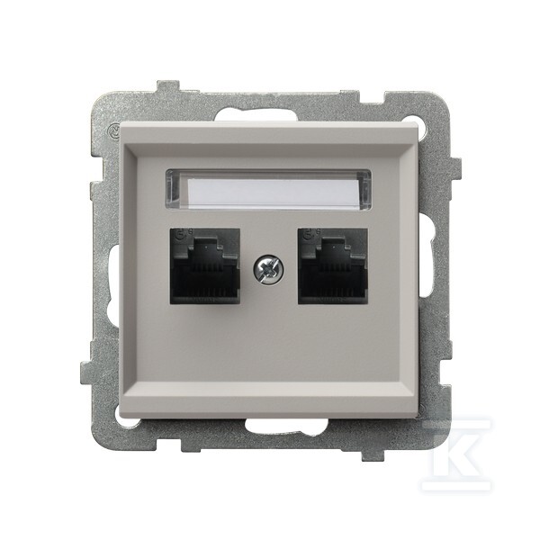 Подвійний комп'ютерний роз'єм, - GPK-2R/K/M/82