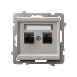 Подвійний комп'ютерний роз'єм, категорія 5e MMC SONATA KASZMIR