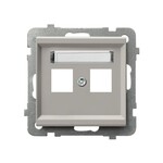 Корпус подвійного роз’єму типу Keystone, простий SONATA KASZMIR