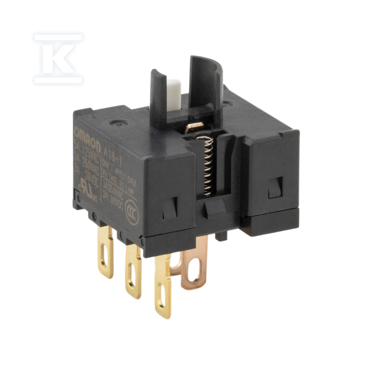 Blok styków DPDT, 5 A (125V AC)/ 3A - A16-2