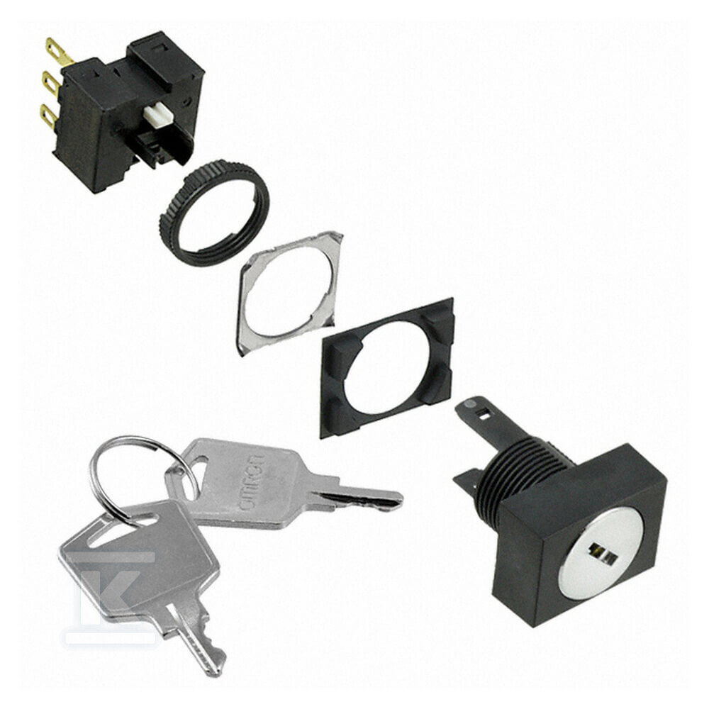 Przełącznik funkcyjny kompletny, 16 mm, - A165K-J2ML-2
