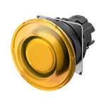 Przycisk A22NZ średnica 22mm,ramka plastikowa,grzybkowy,alternatywny,nakrętka przezroczysta żółta,podświetlany,A22NZ-BMA-TYA
