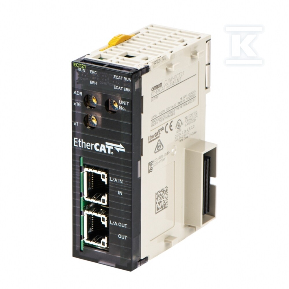 Moduł EtherCAT Slave, 2 x RJ45 - CJ1W-ECT21